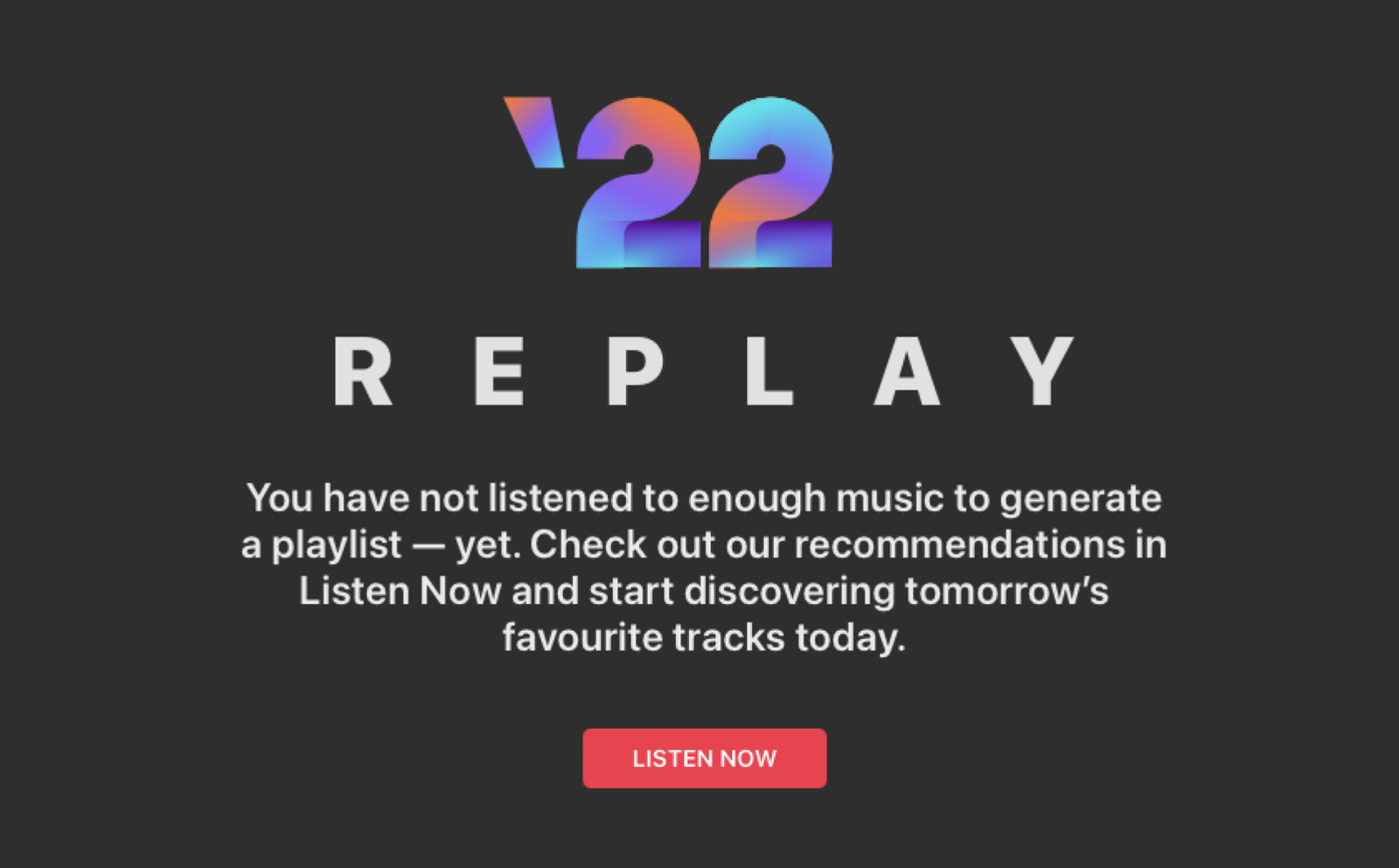 Apple Music Replay 2022