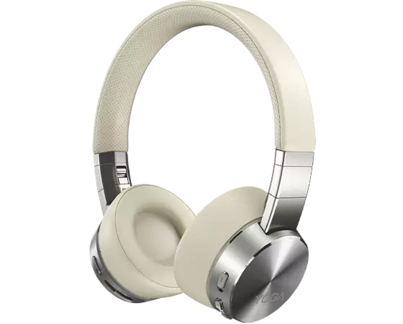 White wireless headphones