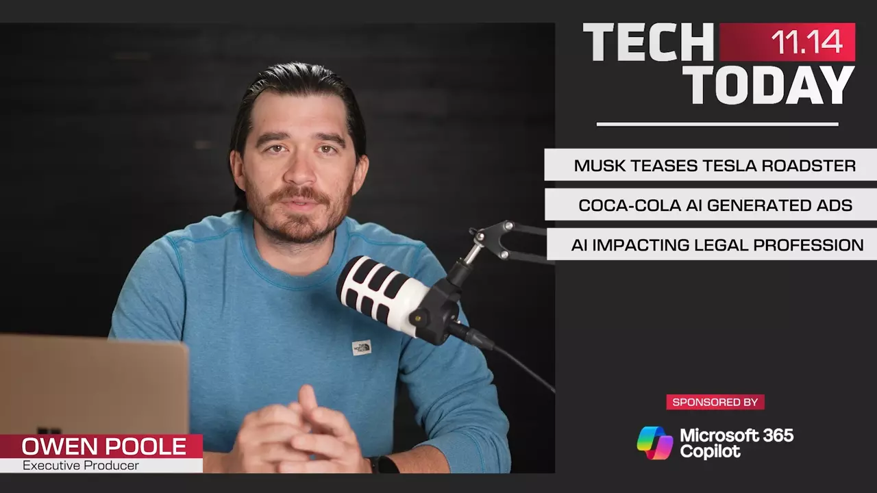 Tesla Vehicles Take a Backseat to Robots, How Coke Built Its Holiday Ad With AI, and AI Impacts the Law